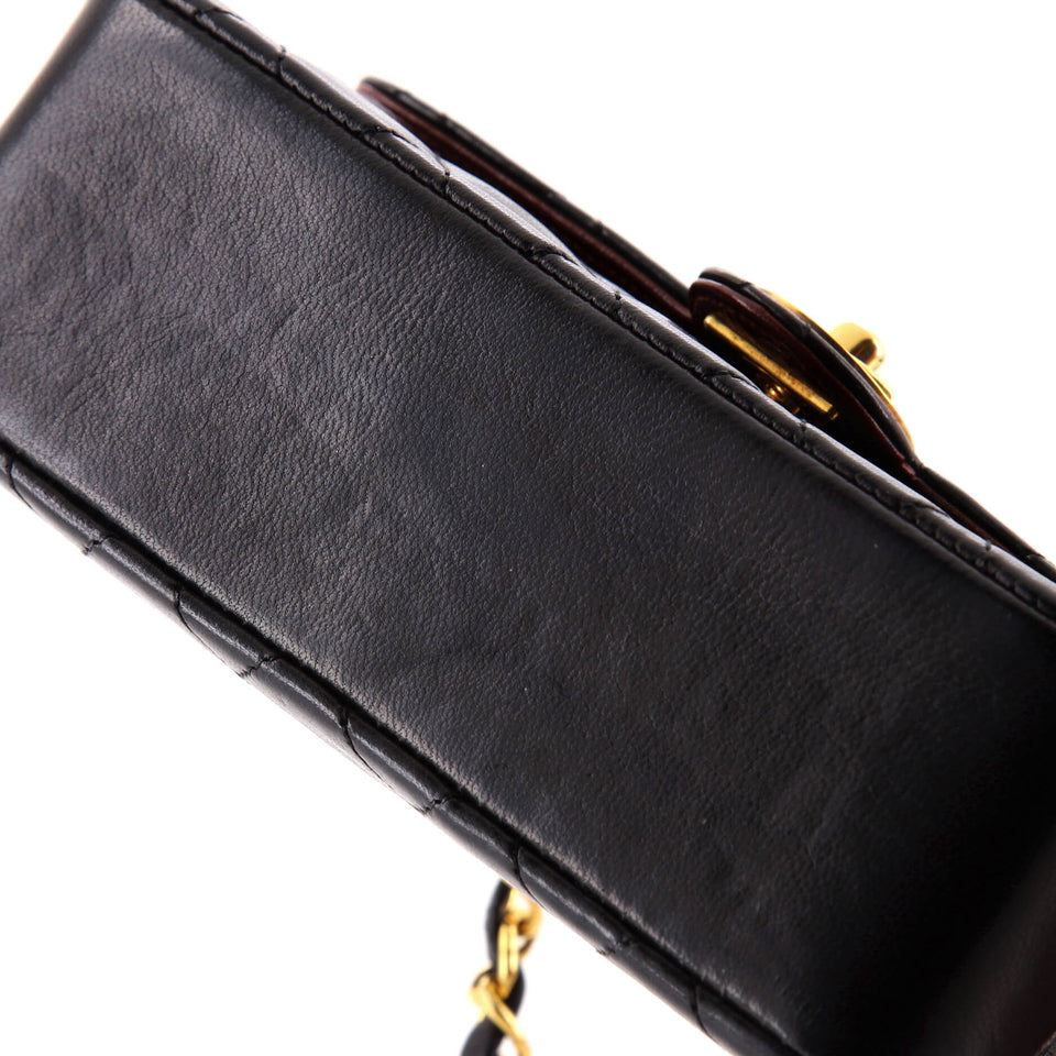 Vintage CC Chain Flap Bag Quilted Lambskin Mini