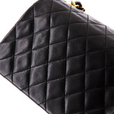 Vintage CC Chain Flap Bag Quilted Lambskin Mini