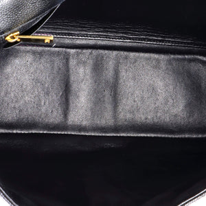 Classic Single Flap Bag Quilted Caviar Jumbo