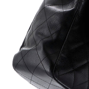 Classic Single Flap Bag Quilted Caviar Jumbo