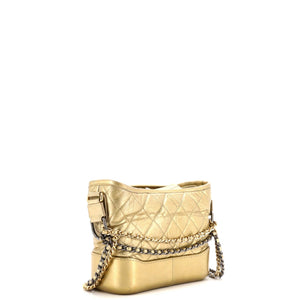 Gabrielle Hobo Quilted Aged Calfskin Small