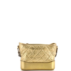Gabrielle Hobo Quilted Aged Calfskin Small