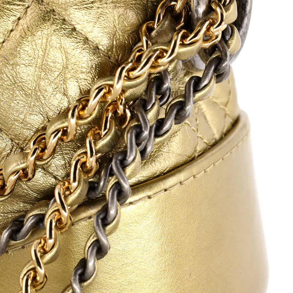 Gabrielle Hobo Quilted Aged Calfskin Small