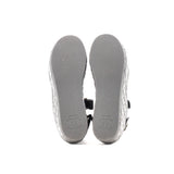 Women's Logo Velcro Strap Wedge Sandals Quilted Leather
