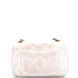 Heart Charms Flap Bag Quilted Lambskin Mini