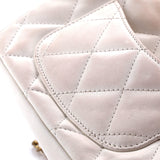 Heart Charms Flap Bag Quilted Lambskin Mini
