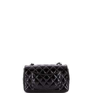 Classic Single Flap Bag Quilted Patent Mini
