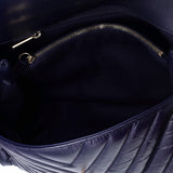 Coco Top Handle Bag Chevron Calfskin Small