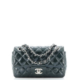 Classic Single Flap Bag Quilted Patent Mini