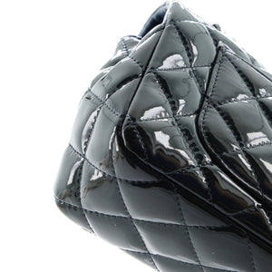 Classic Single Flap Bag Quilted Patent Mini