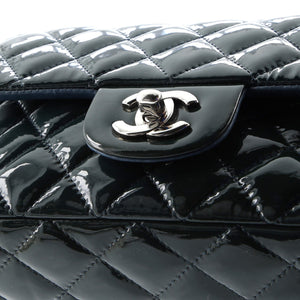 Classic Single Flap Bag Quilted Patent Mini