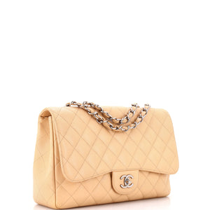 Classic Double Flap Bag Quilted Caviar Jumbo