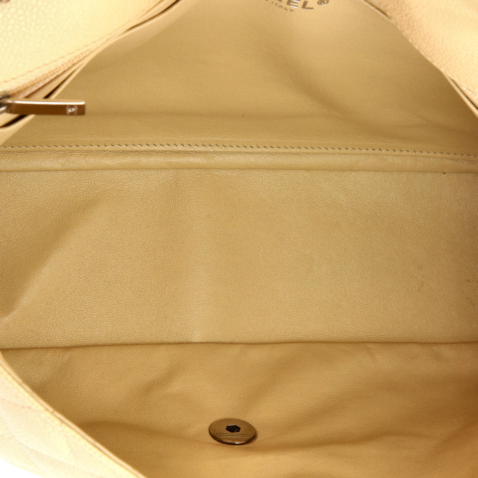 Classic Double Flap Bag Quilted Caviar Jumbo