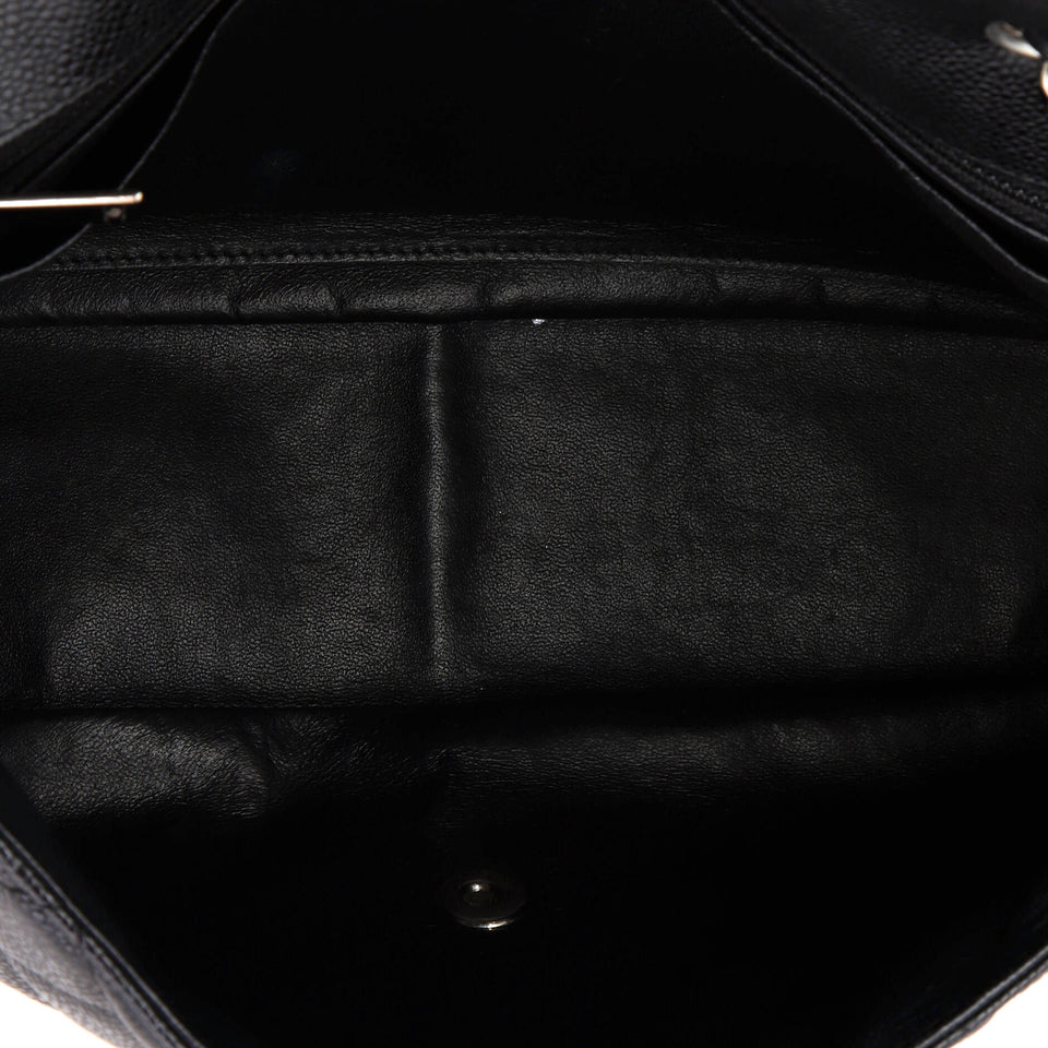 Classic Single Flap Bag Quilted Caviar Jumbo