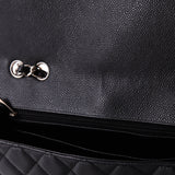 Classic Single Flap Bag Quilted Caviar Jumbo