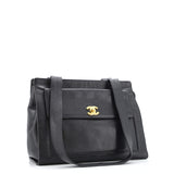 Vintage Front Pocket Tote Caviar Medium