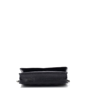 Wallet on Chain Quilted Caviar