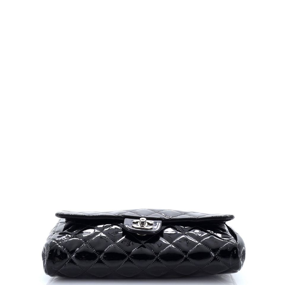 Clutch with Chain Quilted Patent