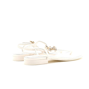 Women's CC T-Strap Sandals Leather