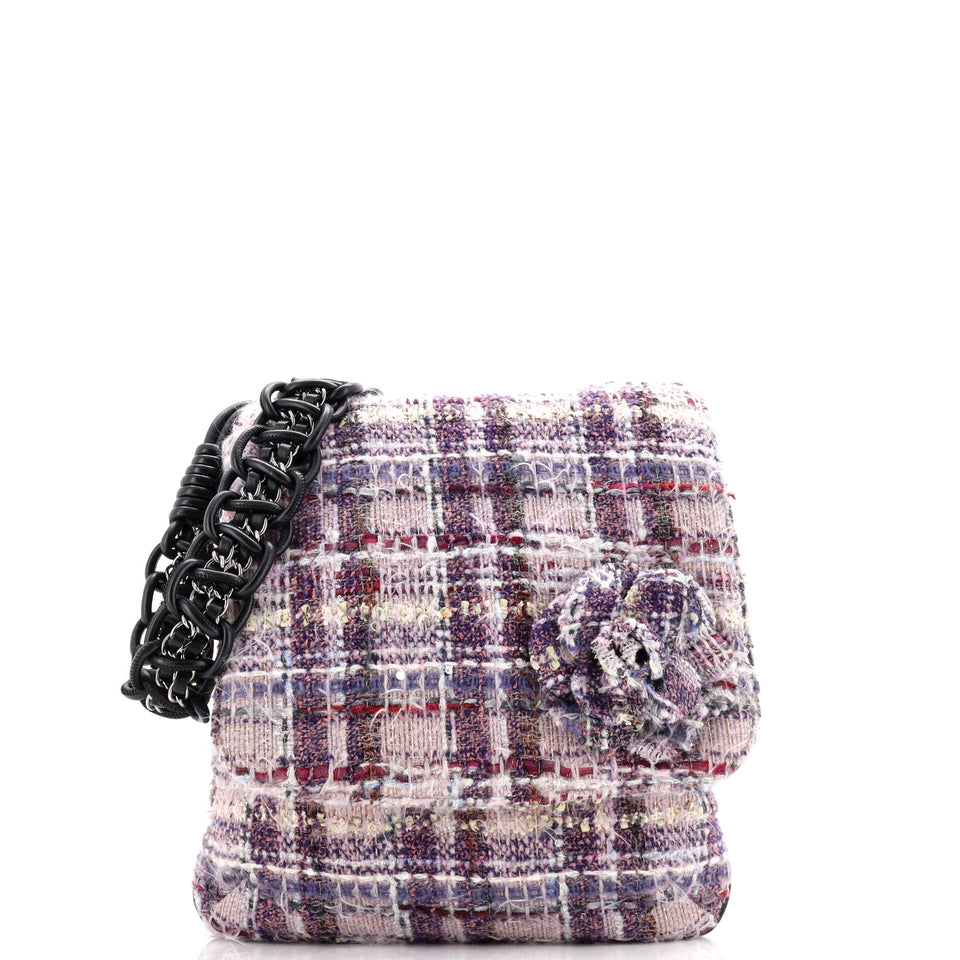 Camellia Messenger Bag Tweed Large