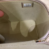 Pearl Crush Vanity Case with Chain Quilted Lambskin Mini