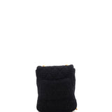 North South CC Bijoux Chain Flap Quilted Tweed Mini