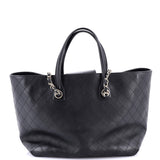 Covered CC Shopping Tote Stitched Calfskin Medium