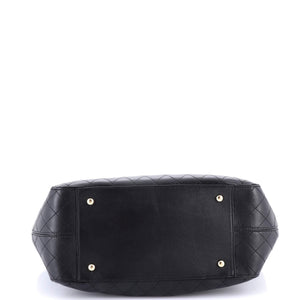 Covered CC Shopping Tote Stitched Calfskin Medium