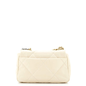 19 Flap Bag Quilted Leather Medium