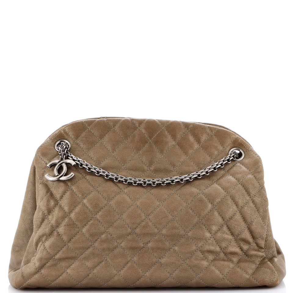 Just Mademoiselle Bag Quilted Caviar Large