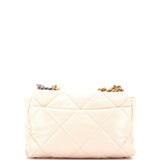 19 Flap Bag Quilted Leather Large