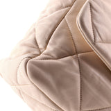 19 Flap Bag Quilted Leather Large