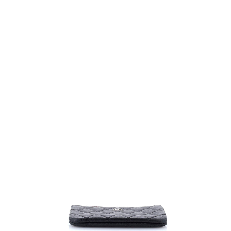 Classic O Case Pouch Quilted Lambskin Mini