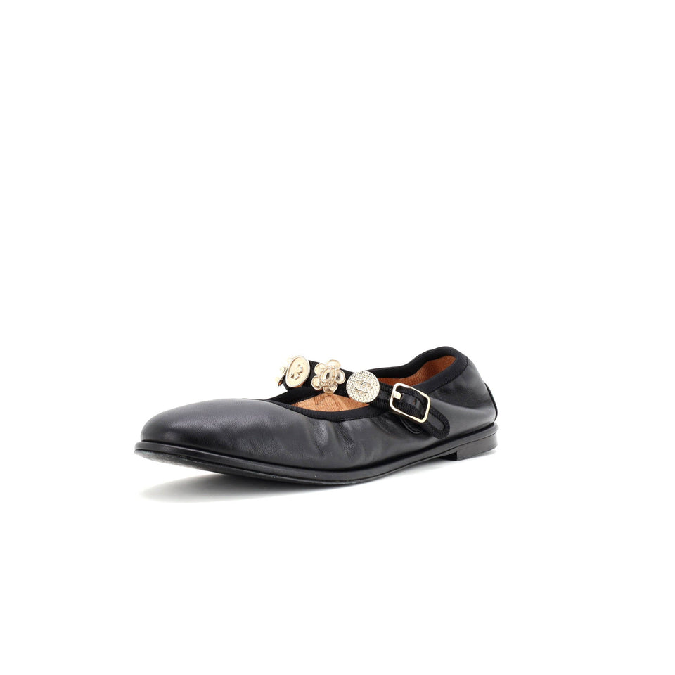 Women's Charm Mary Jane Flats Leather