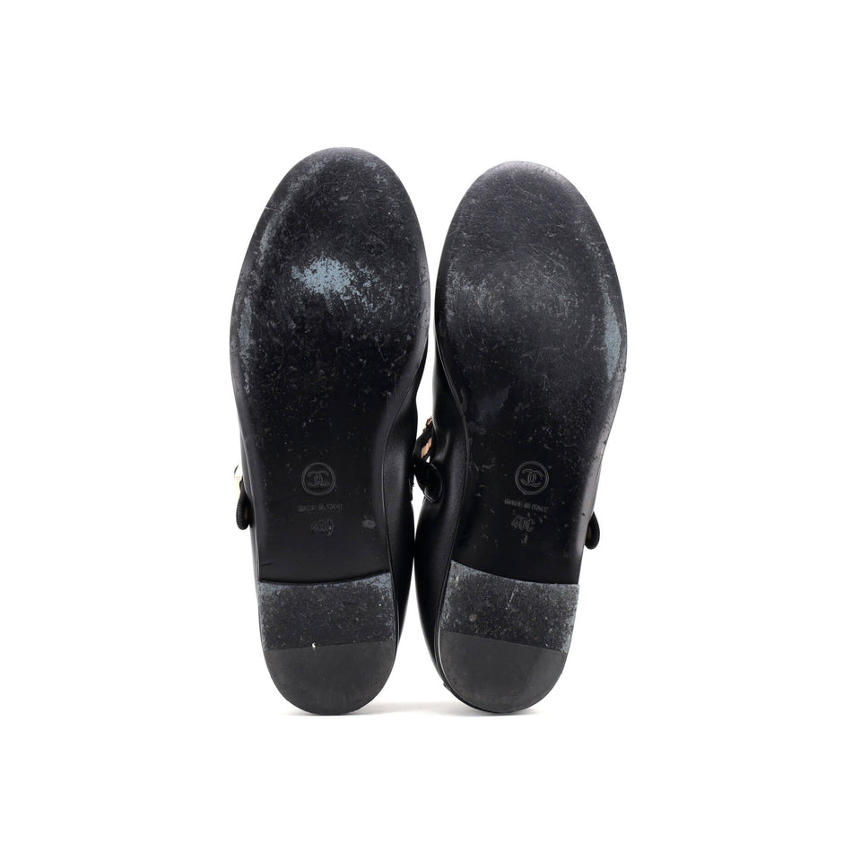 Women's Charm Mary Jane Flats Leather