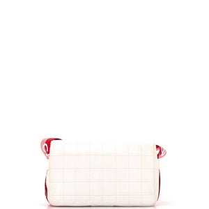 Sport Line Square Quilt Flap Messenger Bag Lambskin Small