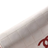 Sport Line Square Quilt Flap Messenger Bag Lambskin Small