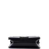 Boy Flap Bag Quilted Caviar Small