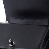 Boy Flap Bag Quilted Caviar Small