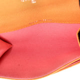 CC Chain Flap Card Case Quilted Caviar
