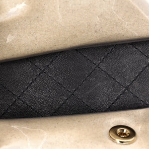 Sand By The Sea Pearl Flap Bag PVC with Lambskin Medium