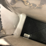Sand By The Sea Pearl Flap Bag PVC with Lambskin Medium