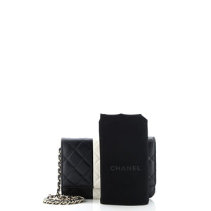 Wallet on Chain Quilted Lambskin