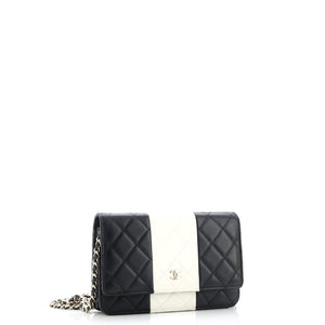 Wallet on Chain Quilted Lambskin