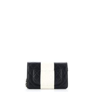 Wallet on Chain Quilted Lambskin