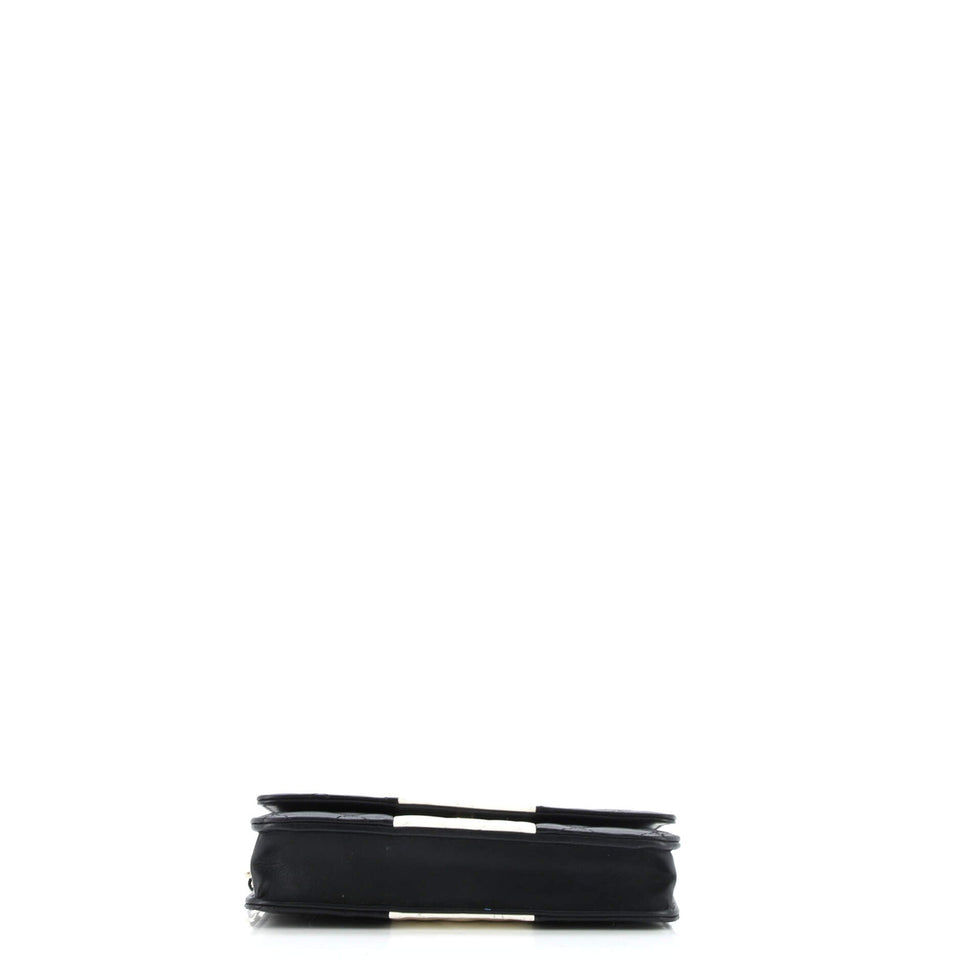 Wallet on Chain Quilted Lambskin