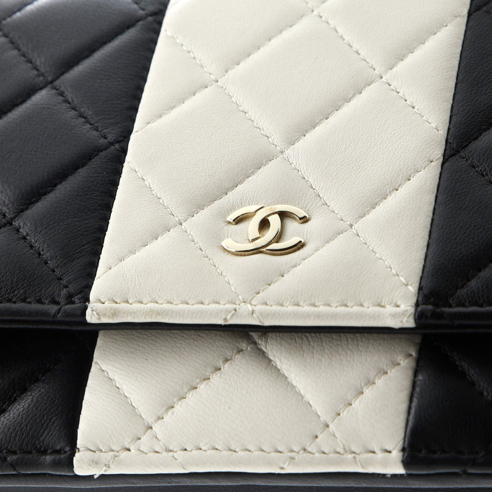Wallet on Chain Quilted Lambskin