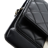 Wallet on Chain Quilted Lambskin