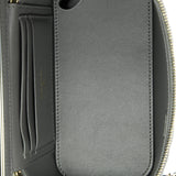 Classic Top Handle Vanity Case with Chain Quilted Lambskin Small