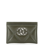 19 Card Holder Quilted Leather